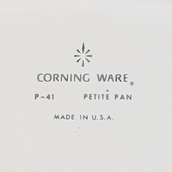 Vintage Corning Ware Cornflower Blue Petite Dish Set Cookware Oven Pans P41 P43 - Picture 8 of 9